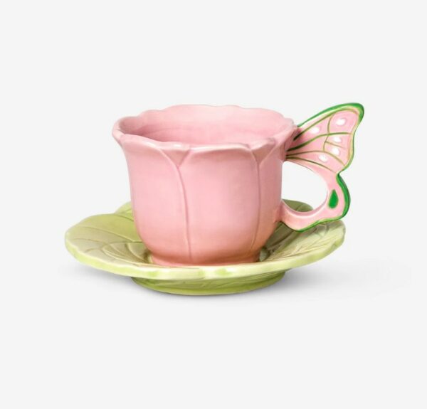[PREORDER] FLYING TIGER - BUTTERFLY MUG AND SAUCER