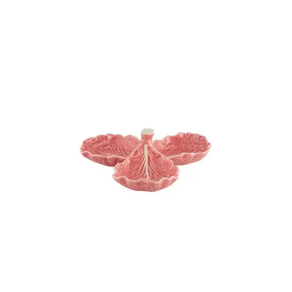 [PRE-ORDER] BORDALLO PINHEIRO Cabbage Pink Olive Dish